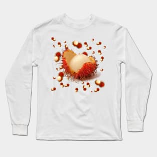 RAMBUTAN HAIRY FRUIT Long Sleeve T-Shirt